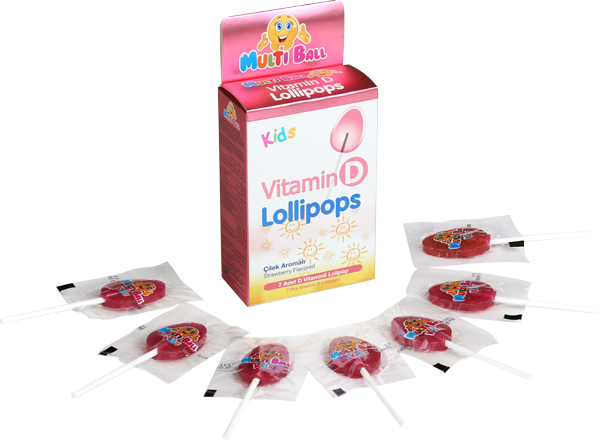 Vitamin D Lollipop  Multiball for Kids